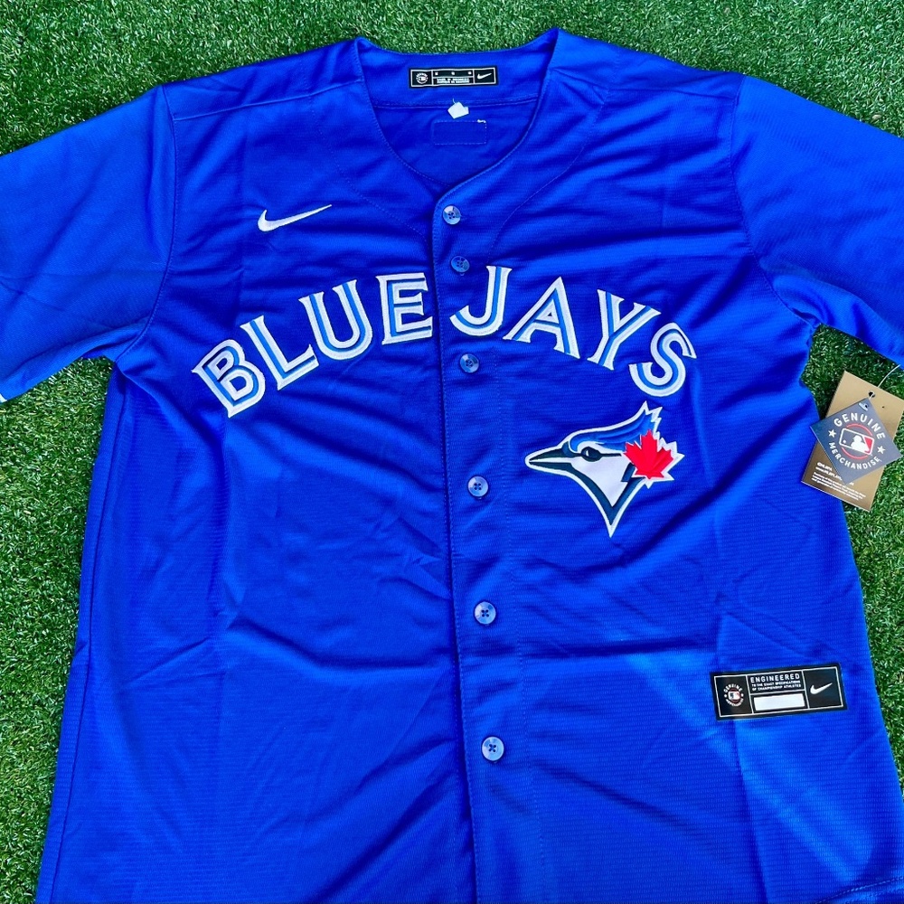 Toronto Bluejays Home Blue Baseball Jersey - Fan Shirt - New